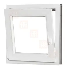 TROCAL Plastové okno | 90x90 cm (900x900 mm) | biele | otváravé aj sklopné | ľavé
