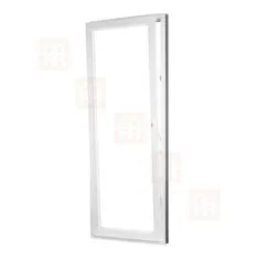 TROCAL Plastové dvere | 90 x 210 cm (900 x 2100 mm) | biele | balkónové | otváravé aj sklopné | ľavé