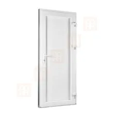 Plastové dvere | 90 x 205 cm (900 x 2050 mm) | biele | plné | pravé