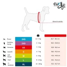 curli Postroj pre psov so sponou Air-Mesh Blue S, 4-7 kg