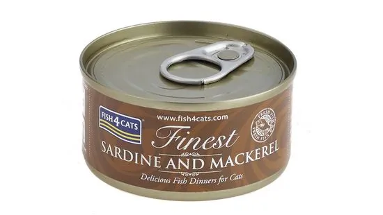 Fish4Cats Konzerva pre mačky Finest sardinka s makrelou 70 g