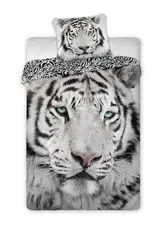 FARO Obliečky Biely Tiger Bavlna, 140/200, 70/90 cm