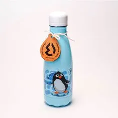 Water Revolution Detská nerezová Termo fľaša na pitie Tučniak Potravinárska nerezová oceľ 18/8, 350 ml