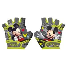 Disney SEVEN Cyklo rukavice Mickey grey 70% polyester, 30% elastan, UNI 5 zodpovedá 3 - 9 rokov