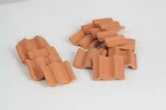 Trefl Stavebnica Brick Trick: Tašky strešné 40 ks / náhradné balenie