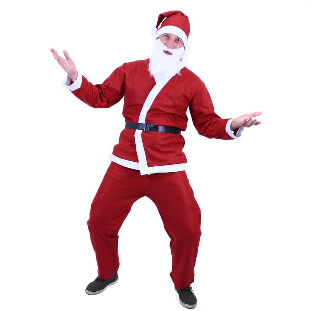 Rappa Kostým Santa Claus (bez fúzov) pre dospelých