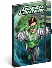 Presco Group Notes Green Lantern, linajkový, 13 × 21 cm