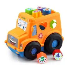 Rappa Vkladačka BABY autobus pre najmenších oranžový