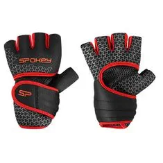 Spokey LAVA Neoprénové fitness rukavice, čierno-červené, veľ. XS / S