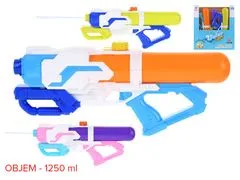 Vodné pištole 48 cm s pumpou (zelená, fialová, oranžová)