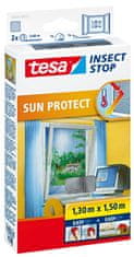 Tesa Insect Stop sieť proti hmyzu Sun Protect do okna 1,3×1,5 m, antracitová 55806-00021-00 