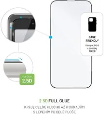 FIXED Ochranné tvrdené sklo Full-Cover pre Apple iPhone 14 Pro, lepenie cez celý displej, FIXGFA-930-BK, čierne
