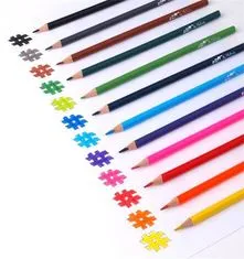COOL BY VICTORIA Farebné ceruzky, sada 6 rôznych farieb, trojhranné