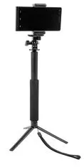 GoGEN Selfie tyč 5 teleskopická, bluetooth, GOGBTSELFIE5B čierna