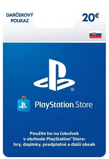 SONY PlayStation darčeková karta 20 EUR (PS719899440)