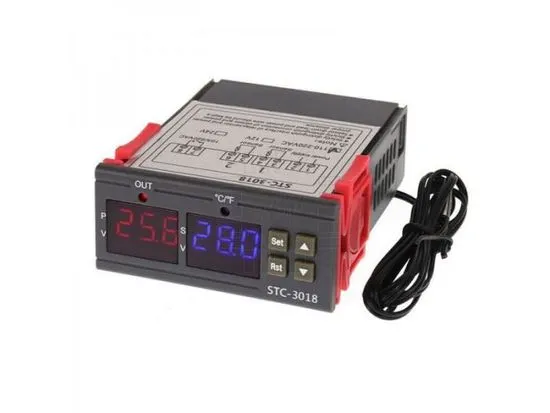 HADEX Digitálny termostat STC-3018 rozsah -55 ° C ~ 120 ° C, 230 V AC