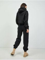 Calvin Klein Čierna dámska skrátená mikina s kapucňou Calvin Klein Jeans M