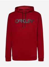 Mikiny s kapucou pre mužov Oakley - červená L
