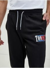 Tommy Jeans Čierne pánske tepláky Tommy Jeans S