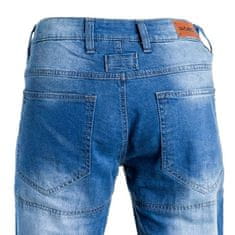 W-TEC Pánske moto jeansy Davosh Farba modrá, Veľkosť XXL