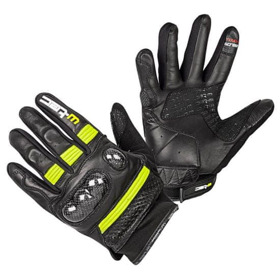 W-TEC Moto rukavice W-TEC Rushin Farba Black-Fluo Yellow, Veľkosť 3XL