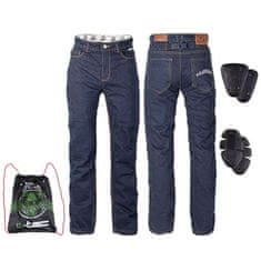 W-TEC Pánske moto jeansy Resoluto Farba modrá, Veľkosť S