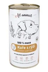 All Animals DOG kuracie mleté s ryžou 1200g