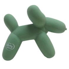Duvo+ Balónové zvieratko z latexu - husky , zelená 14x5,5x10,5cm