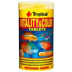 TROPICAL Vitality&Color Tablets 250ml/150g 340ks tabletované krmivo s vyfarbujúcim účinkom