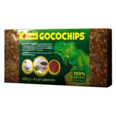 TROPICAL Cocochips/Coconut Husk Briquette 500g Prírodná kokosová podstielka do terária