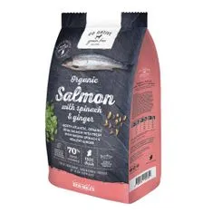 GO NATIVE Salmon with Spinach and Ginger 800g obsahuje až 70% mäsa z lososa
