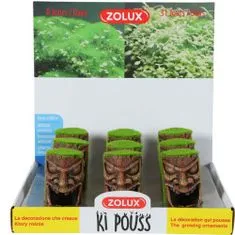 Zolux Dekorácia do akvária TOTEM so živými semienkami machu 7x7x10cm