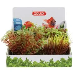Zolux Sada umelých rastlín 6ks Small 18cm typ A