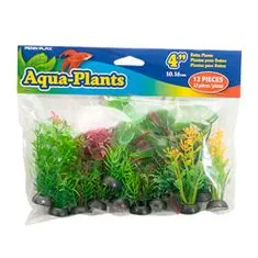 PENN PLAX Umelé rastliny Betta 10,16cm farebné 12ks sada