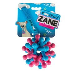 EBI COOCKOO ZANE gumová hračka 19x7,5x7,5cm modrá/ružová