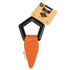 EBI D&D Kravata hračka pre psov 23x11,5x2,3cm béžová/oranžová