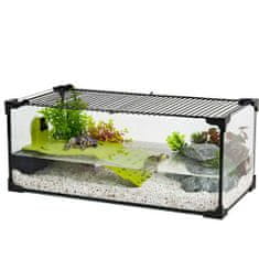 Zolux Aquaterrarium 50x25x20 cm pre vodné korytnačky