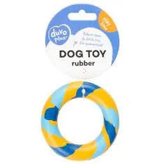 Duvo+ Gumený krúžok 15,5x15,5x2,1cm hračka pre psov