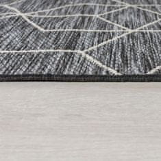Flair Kusový koberec Lipari Napoli Black – na von aj na doma 120x170