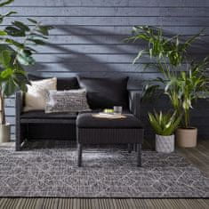 Flair Kusový koberec Lipari Napoli Black – na von aj na doma 120x170