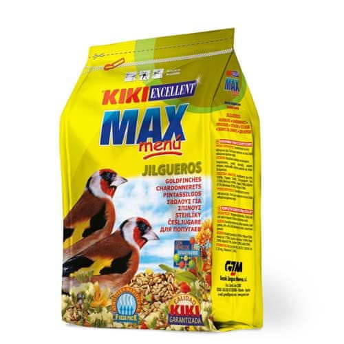 Kiki MAX Menu Goldfinches 500g ZIP drobné exoty-PINKY