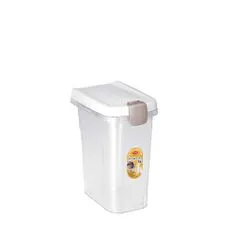 Stefanplast Pet food Container 33x22x41cm 15l priesvitný/biely kontajner na 6kg granúl