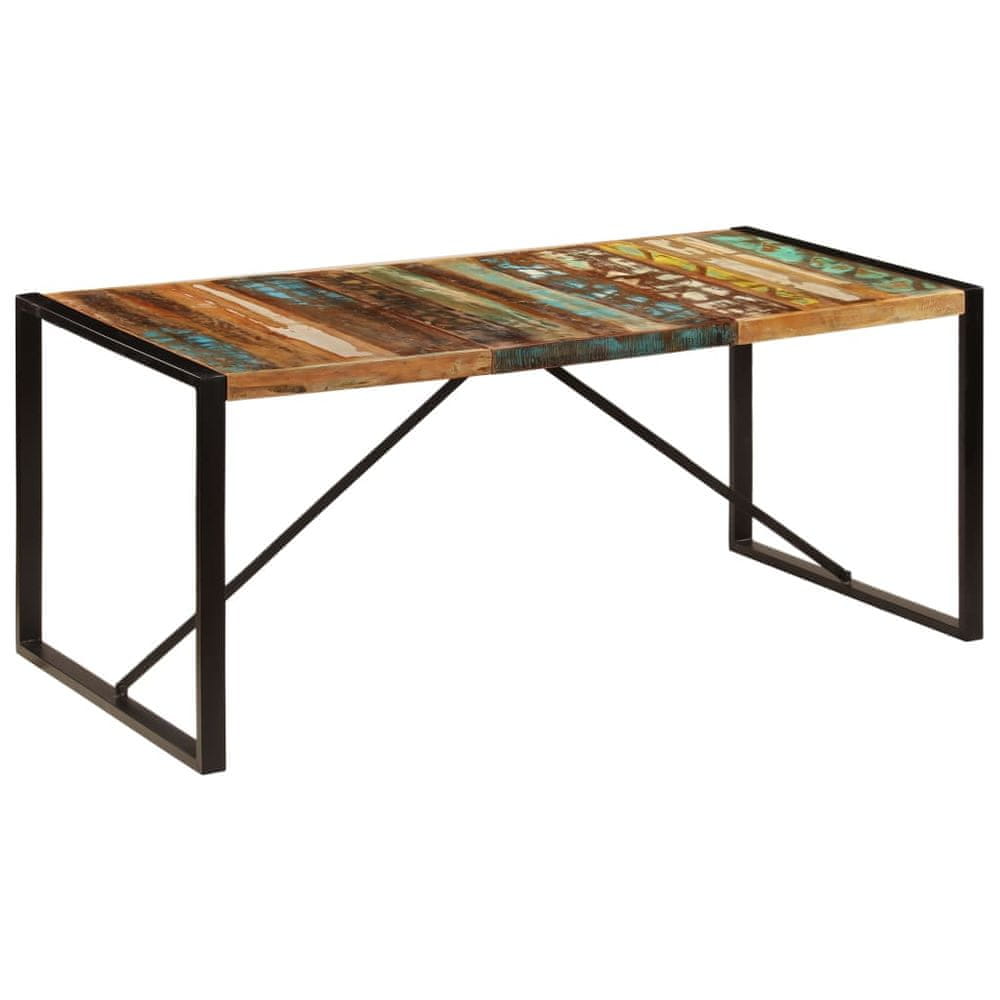 Petromila vidaXL Jedálenský stôl 180x90x75 cm, recyklovaný masív