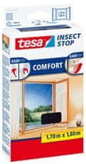Tesa Insect Stop sieť proti hmyzu Comfort do okna 1,7×1,8 m antracitová 55914-00021-00