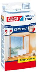Tesa Insect Stop sieť proti hmyzu Comfort do francúzskeho okna 1,2×2,4 m biela 55918-00020-00