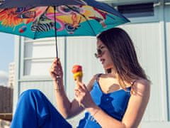 miniMAX® Personal Blue skladací dáždnik s UV ochranou