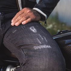 W-TEC Pánske moto jeansy Komaford Farba tmavo sivá, Veľkosť 4XL