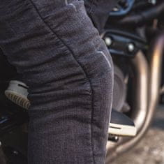 W-TEC Pánske moto jeansy Komaford Farba tmavo sivá, Veľkosť 4XL