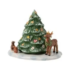 Villeroy & Boch Vianočné dekorácie a lampáš CHRISTMAS TOYS MEMORY Stromček s lesnými zvieratkami