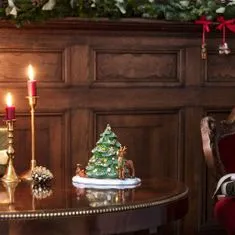 Villeroy & Boch Vianočné dekorácie a lampáš CHRISTMAS TOYS MEMORY Stromček s lesnými zvieratkami